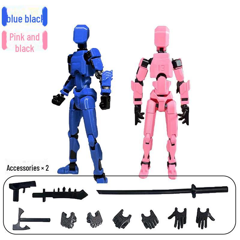 3D Movable Jointed Children's Dolls - Decompression Toy
