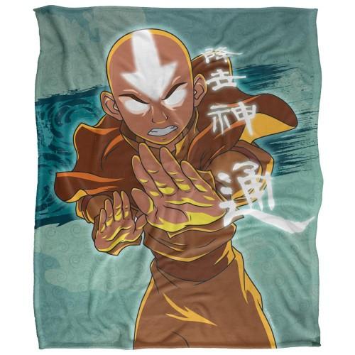 Avatar: The Last Airbender Silky Anime Aang Supersoft Blanket