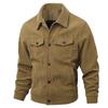 2025 Men's Corduroy Lapel Jacket: Spring/Autumn Fashion for Middle-Aged & Youth