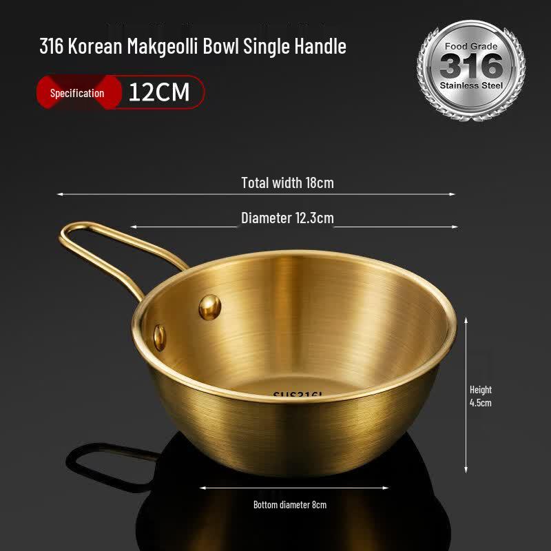 

316 Stainless Steel Insulated Bowl with Handle