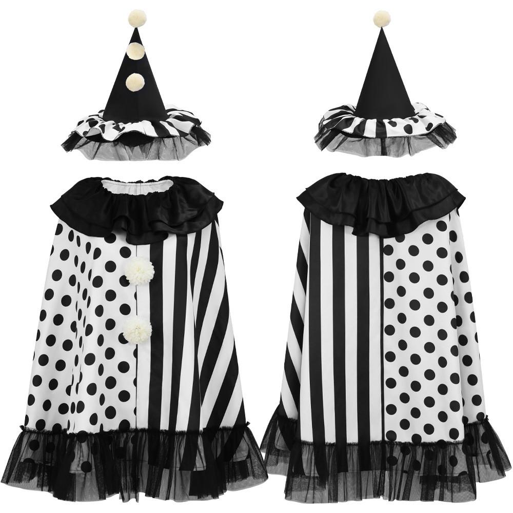 Witch Clown Costume Cloak For Halloween Stage Shows And Cosplay Events In Unisex Design