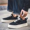 Men's Suede Low-Top Casual Sneakers, Spring/Summer 2024 Trendy Retro German Trainer with Thick Soles.