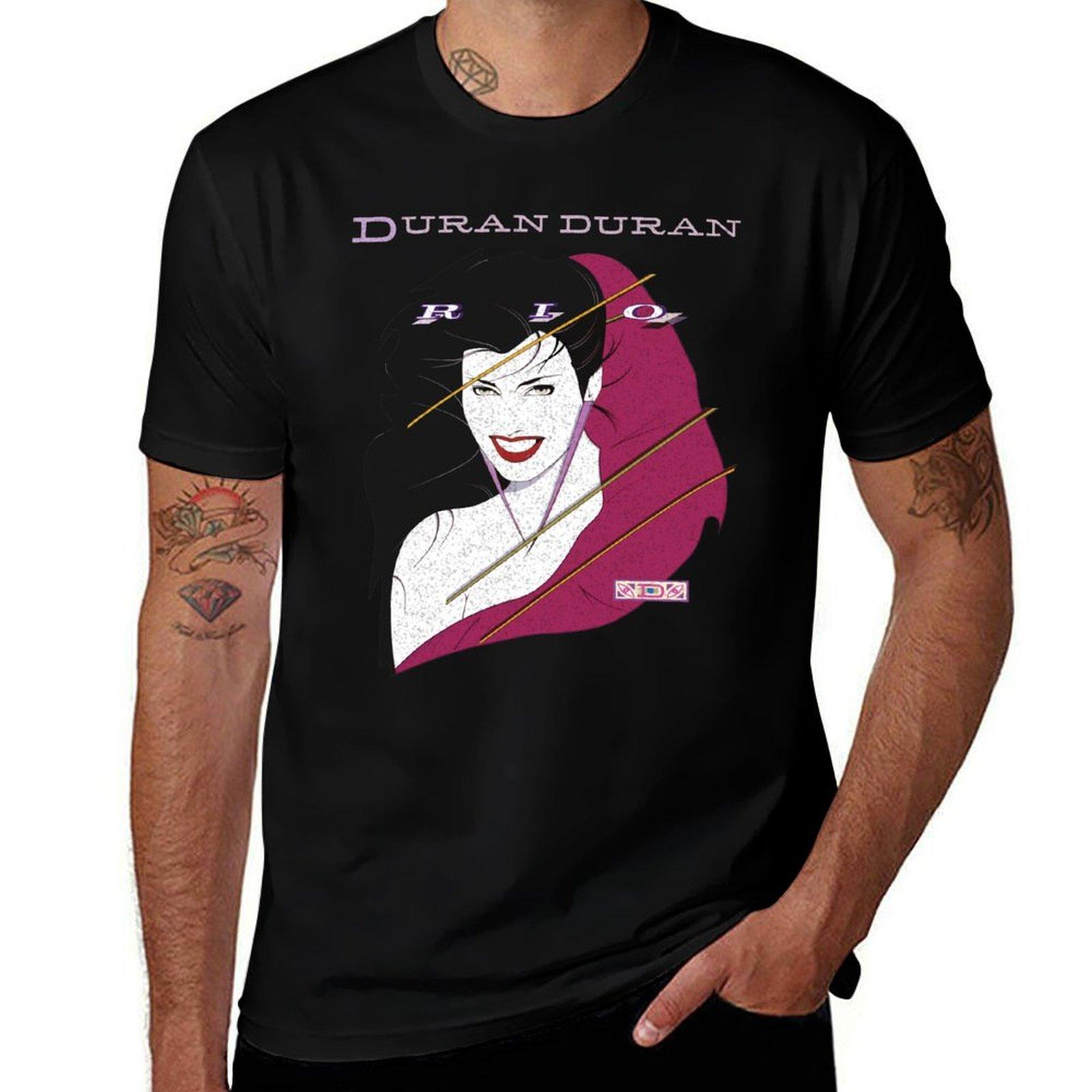 

brand t Duran men Duran high quality t luxury man 1982 for man T-Shirt shirts shirts Rio 2XL
