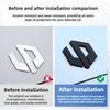 For Leapmotor B10 C10 C11 C16 Blackened Car Emblem Letter Sticker Black Warrior Exterior Modification Accessories