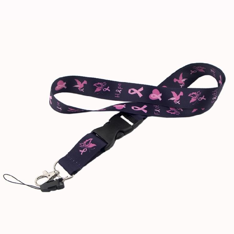5pcs Empowerment Lanyard Set for Awareness Accessory Key and Phone Holder Strap Keychain Holder for Women Girls
