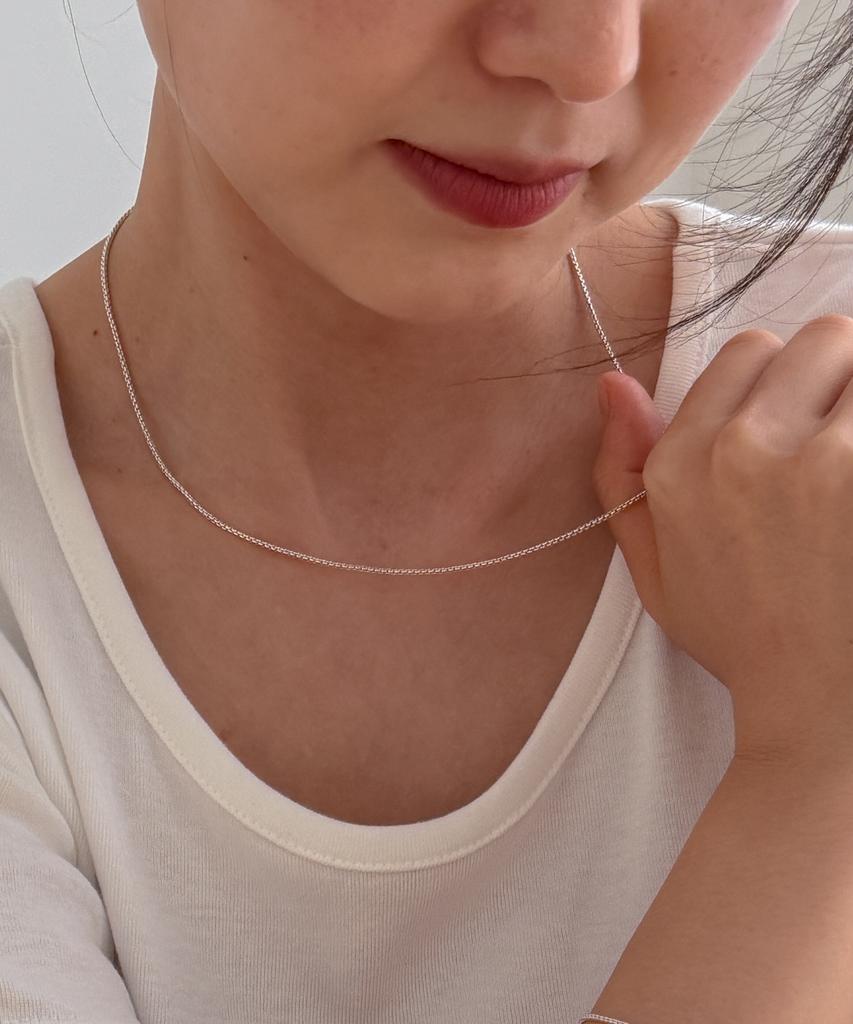 Melliv Box Chain Necklace_Mvn75