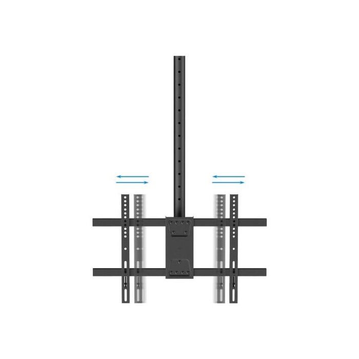 TooQ LPCE1186TSLI-XL-B Soporte de Techo para Monitor/TV 43"-86" Negro