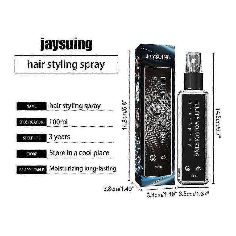 PUMP-HAI Extra-Volume Magic Styling Gel Spray 100ml, 1-3x Fluffy Volumizing Hair Spray, Long-Lasting Hold, Non-Sticky