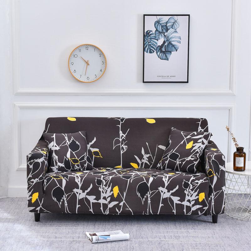 Stretch All-Inclusive Sofa Cover Printed Knitted Sofa Cover Dirt-Proof Cover