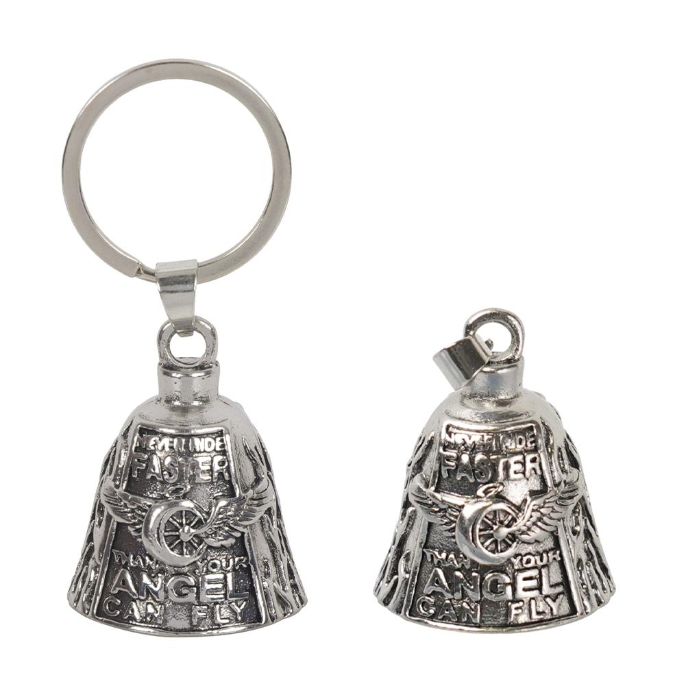 Campanella Ruota Ala d'Angelo per Moto Campanella da Equitazione Biker Accessori Decorativi per Moto per Biker Ciclista Regalo di San Valentino per Ciclista