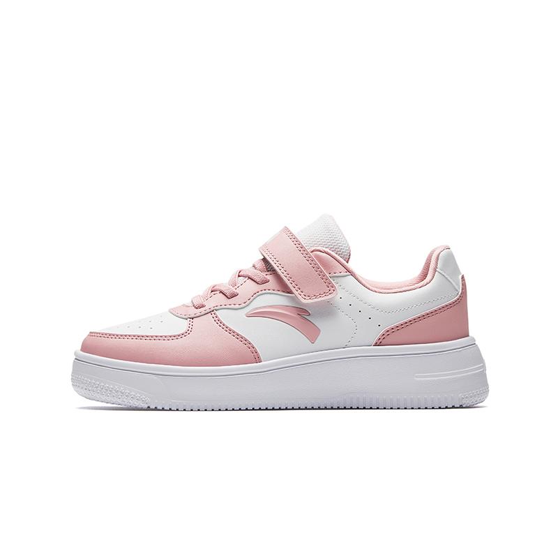 Anta Kids Trendy Fashion Comfortable Versatile Color Block Sports Casual Commuting School Lightweight Shock Absorption Low Top Kids Sneakers A22538088