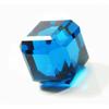 Extremely Rare Lab -Created Teal Sapphire Cube 114 Ct Loose Gemstone CERTIFIED M4-212-k