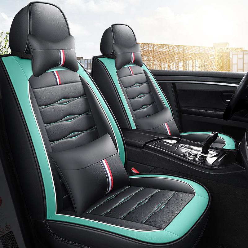 New PU Leather Automotive Seat Covers for Cars SUV Truck Sedan Universal Anti Slip Car Seat Cover(Only 1PC Cover)