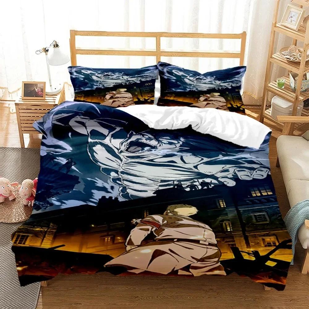 Japanese Anime Polyester Bedding Sets Boys Covers Boys Duvet Cover Set For Teens Bedding Set Cover Pillowcase