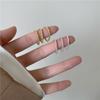 Elegant Minimalist Light Luxury Ring - Iridescent Band for Women