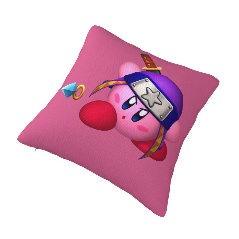Custom Kirbys Anime Modern Throw Pillow Covers Video Game Chair Cushion