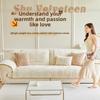 Bohemian Style Thick Plush Sofa Cover -Machine Washable, Pet Friendly, Non Slip Sofa Protection Cover, Decoration for Living Room, Bedroom, and Office