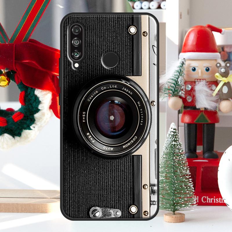 Retro Classic Vintage Camera For Huawei Nova 9 10 SE 11 Pro Y60 Y70 Y90 Y61 Y91 Y72 Y73 12i 11i 8i P20 P30 P40 Lite Case
