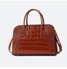 Sac Cabas Commuter en Cuir de Vachette Texture Crocodile 2026: Sac à main grande capacité à texture rétro.