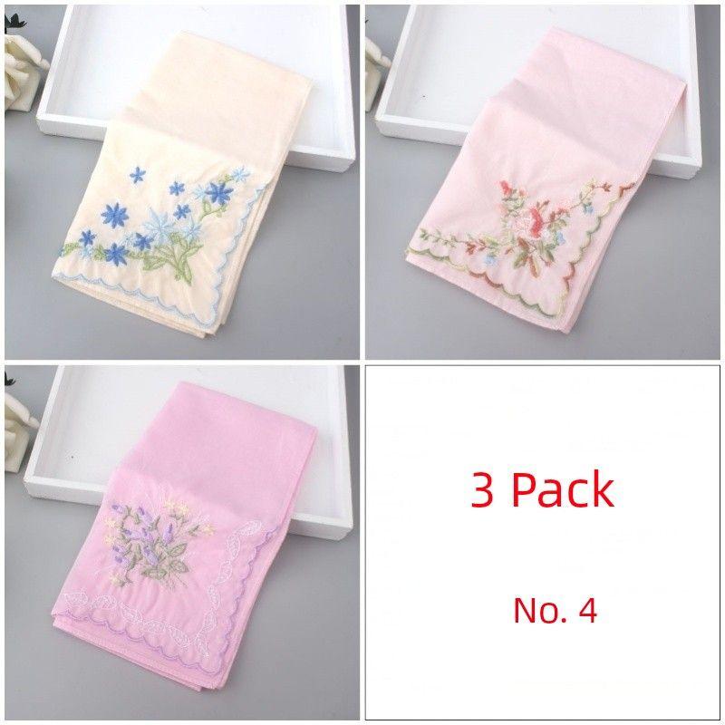 Embroidered Portable Fresh Handkerchief