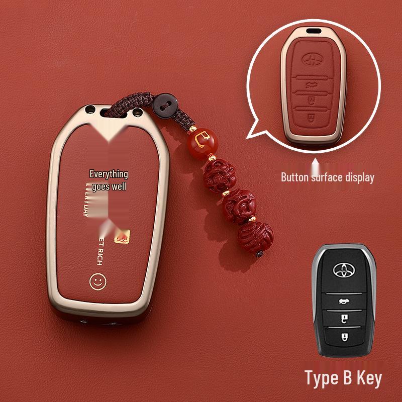 Fits Key Cover for Toyota Camry, Corolla, Levin, RAV4, Velanda, Asia Dragon, Highlander, Buckle Feng