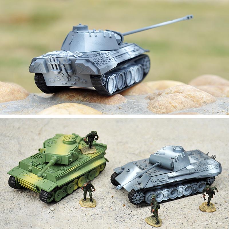 1:72 4D Plastic Assemble Tank SD.KFZ.7/2 Model World War II Model Puzzle Assembling Military Sand Table Toys For Children Gifts