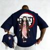 Demon Slayer Anime Printed Men, Women T-shirt Casual Pure Cotton Top Fashion Street Wear Summer Harajuku Style Y2K Breathable