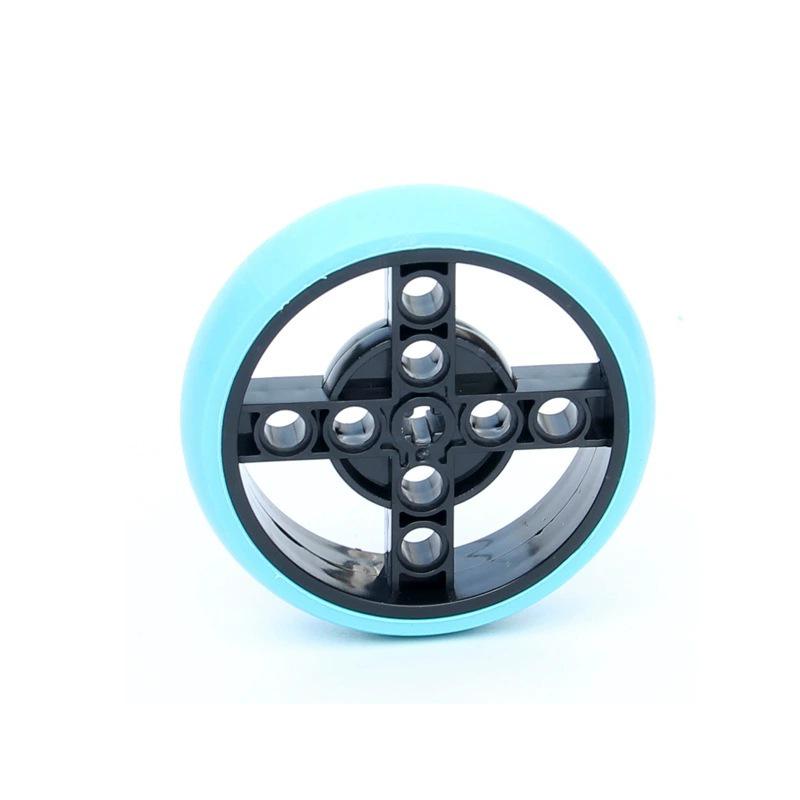 50g Technic Wheel 57x14mm Building Blocks - Interlocking Bricks, 39367 Model, Small Particle, Compatible Standard