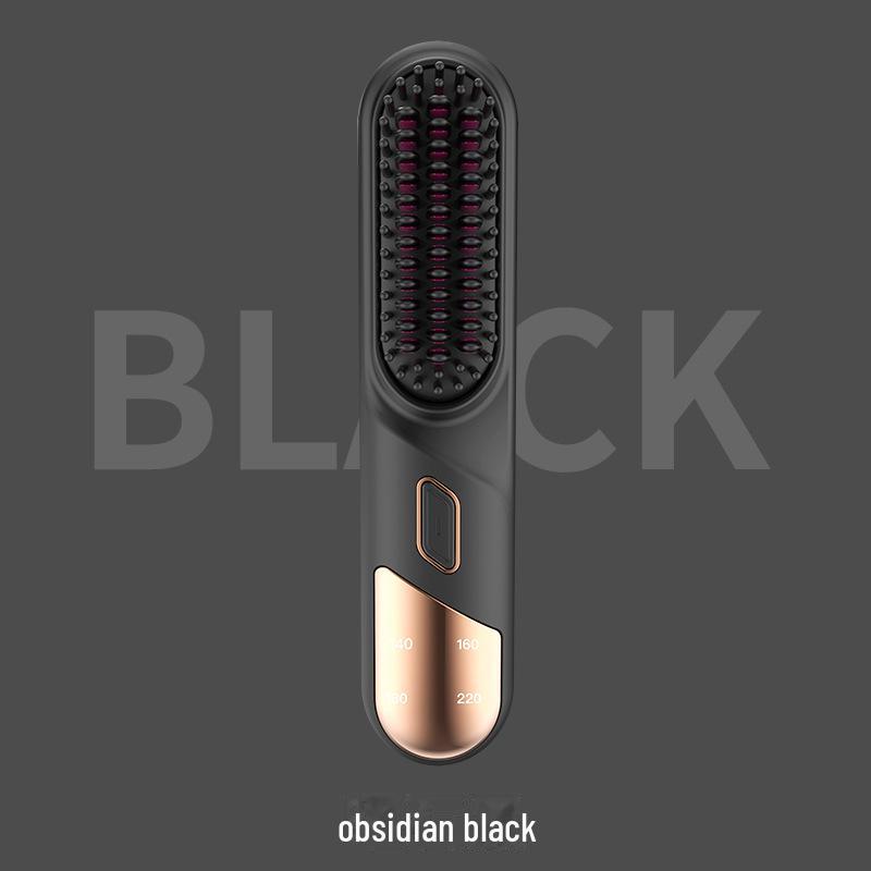 

Расческа для выпрямления и завивки волос с отрицательными ионами, не повреждающая волосы: Инструмент двойного назначения для укладки прямых и вьющихся волос