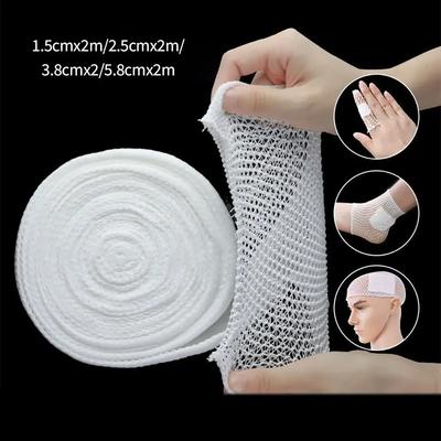 1 Roll Elastic Net Tubular Bandage Gauze Fix Breathable Bandage Retainer For Wound Dressing Adults Wrist Elbow Knee Ankle Kids