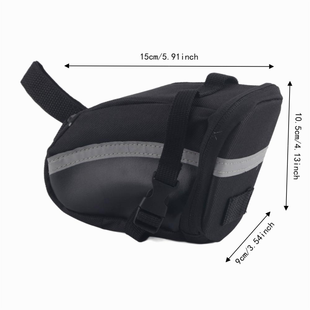 Large Capacity Bikes Seat Bag Adjustable Straps Saddle Bag Durable Bike Saddle Bag  Bike Storage