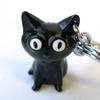 TROIKA (Troika) Black Cat Keyring Felix KR16-22/BK Black Cat Keychain Accessory Charm