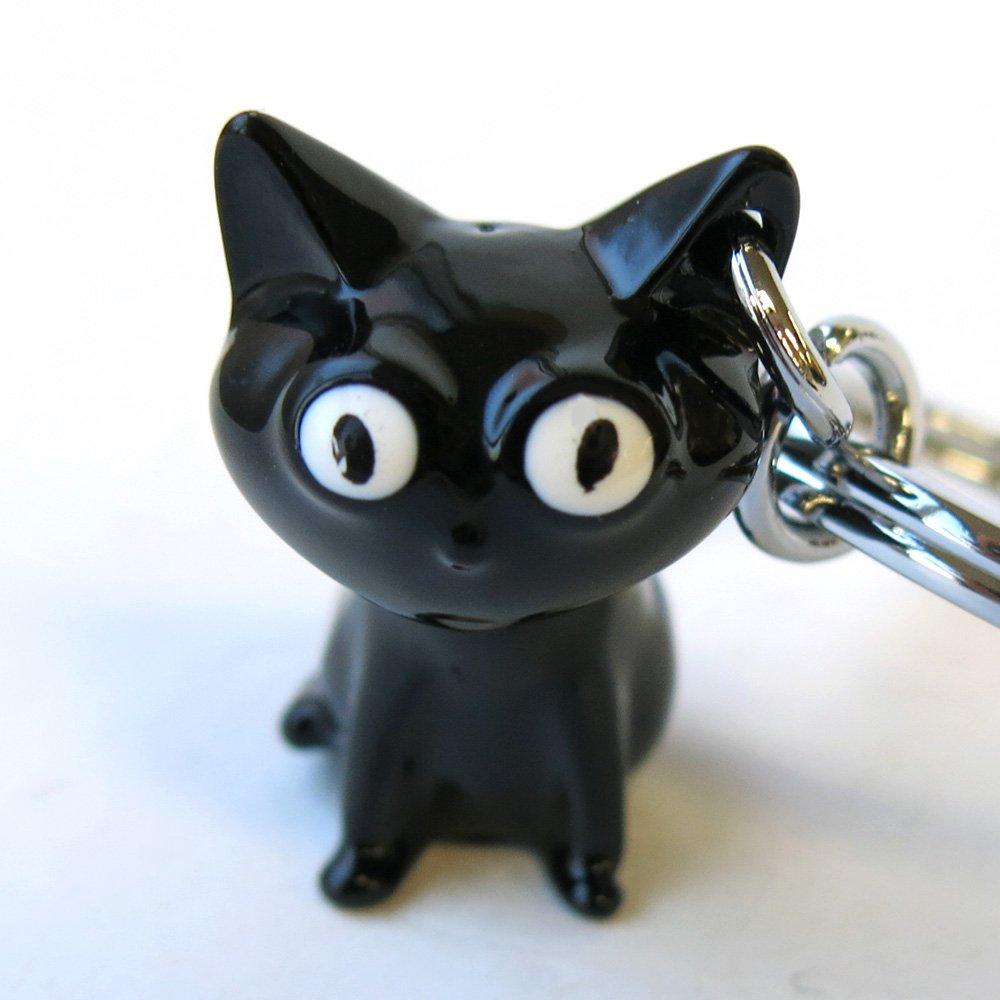 TROIKA (Troika) Black Cat Keyring Felix KR16-22/BK Black Cat Keychain Accessory Charm