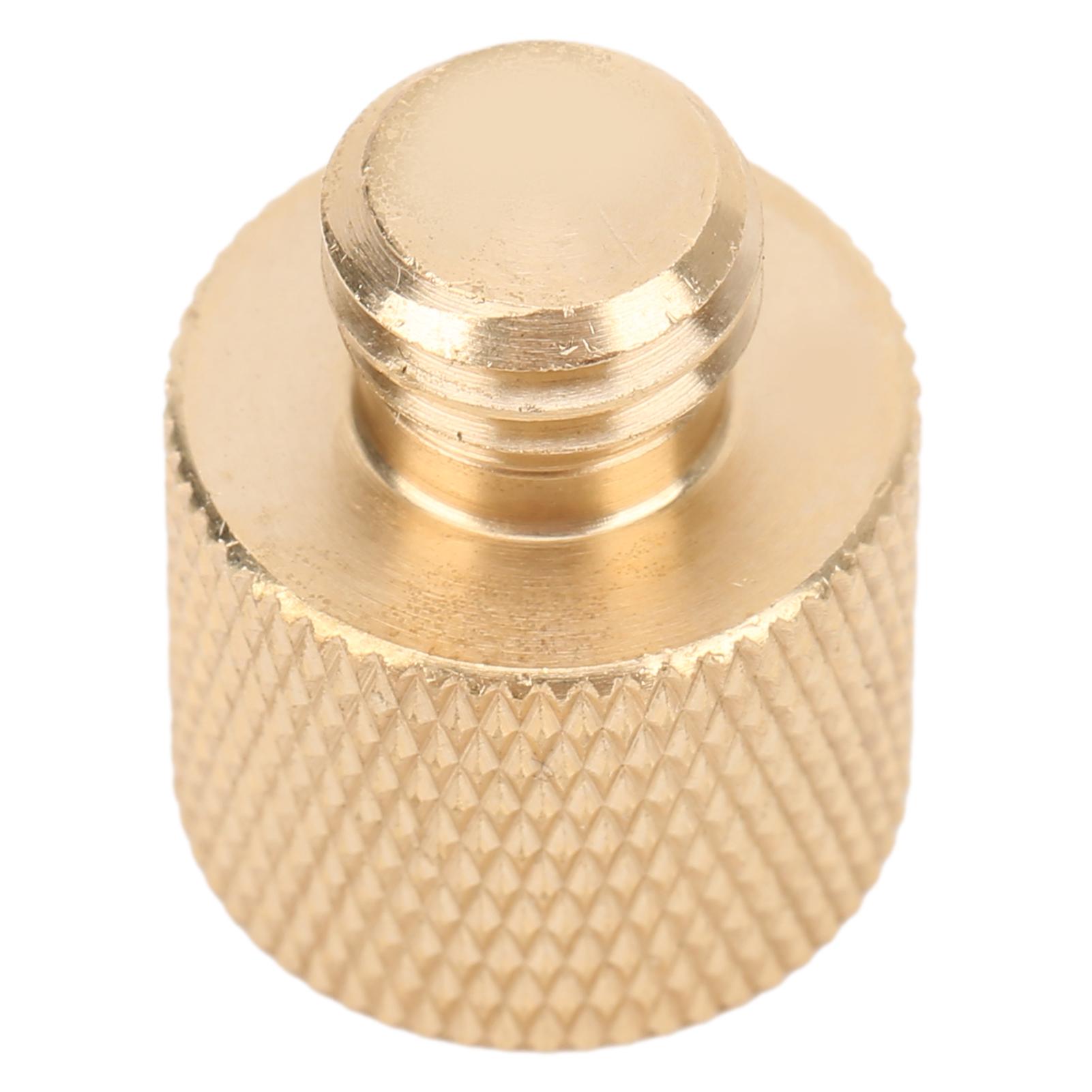 

Brass Screw Adapter 3 8 Inch Male to 1 4 Inch Female Thread Reducer Screw Adapter for Camera Tripods