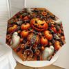 1pc Halloween Pumpkins Automatic Open/Close Umbrella, Folding Compact Umbrella with Lightweight Design for Women/Men Yy251028164
