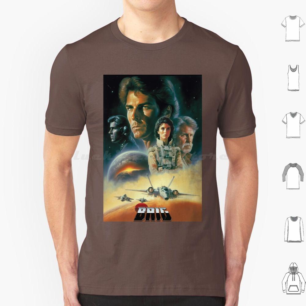BaigNoors Theme80s SciFi Retro Movie Artwork 7 13 Synthwave Retrowave Scifi 80s T Shirt 6xl Cotton Cool Tee
