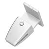 4 pièces Pince de fixation pour écran de bureau Type T Alliage d'aluminium Argent Support de fixation pour cloison de bureau pour