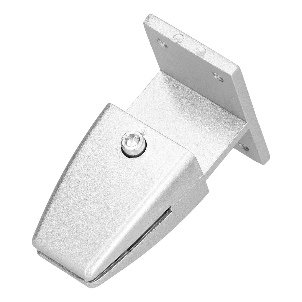 4 pièces Pince de fixation pour écran de bureau Type T Alliage d'aluminium Argent Support de fixation pour cloison de bureau pour