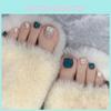 Stylish J-089 Salt Lake Sparkling Toe Nail Stickers Glitter Toe Nail Art Decals For Ladies
