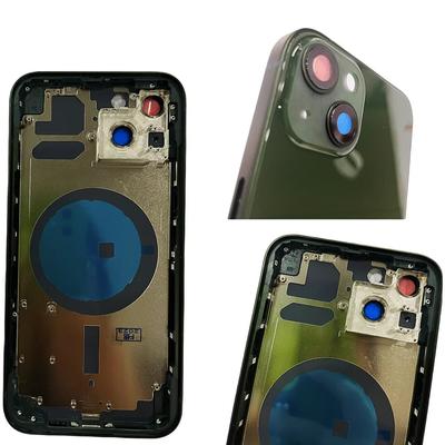 Πίσω κάλυμμα περιβλήματος για iPhone 13 Mini 13 Pro Max Πίσω γυαλί πόρτας μπαταρίας με πλαϊνά κλειδιά θήκης SIM πλαισίου