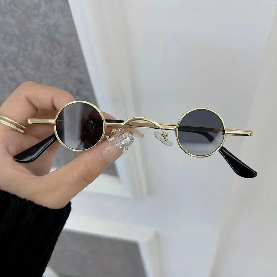 Minimalist Round Designer Sunglasses Women Men Small Frame Colorful Sun Glasses Female Male Brand Fashion