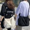 Zip Ležérní Streetwear Taška přes rameno Velká kapacita Pánská taška Plátěné Tašky přes rameno Crossbody Tašky Kluci