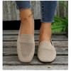 Spring large size flat single shoes women's one-pedal casual shoes supply