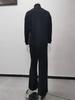 2025 Spring/Summer European & American Women's Knit Lace-Up Fashion Casual Two-Piece Suit