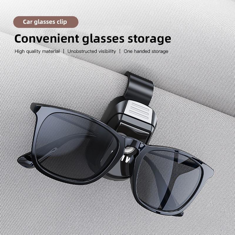 Car Sun Visor Glasses Clip Sunglasses Storage Bracket Keychain For BMW X1 X2 X3 X5 X4 X6 X7 iX3 F20 F10 F07 E70 E46 E90 E92 E60 msjk68