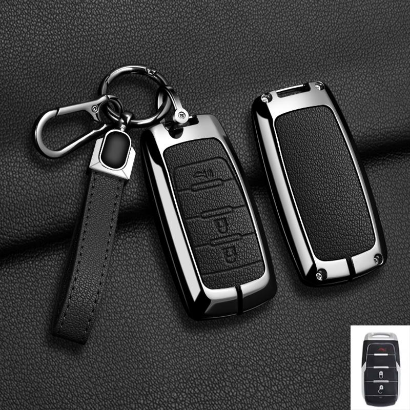 Pokrowiec Etui Uchwyt Ochronny ze Stopu Cynku na Inteligentny Kluczyk Samochodowy Do Dodge Ram 1500 Rebel 5500 2500 3500 Akcesoria Samochodowe