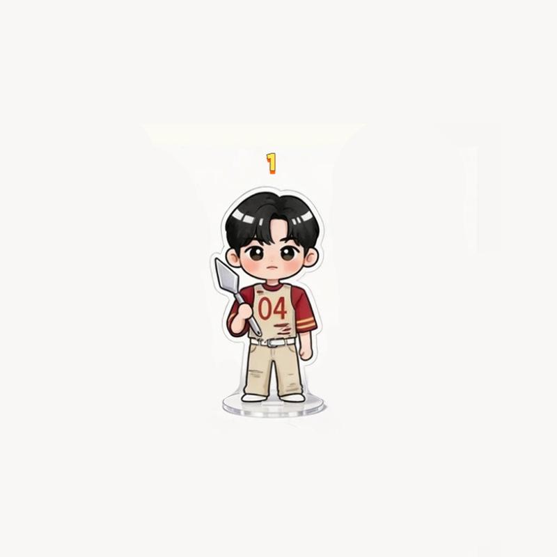 1pc Kpop Stray Kids Member 6cm Stand Cute Kawaii Chef Kitchen Utensils Chibi Figure Desktop Decoration Sign, SKZ Merch STAY Fans Collection Gift