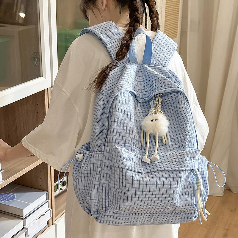 Rucksack Student Gestreift Rucksack mit großer Kapazität