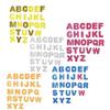 26 Letters Eva Pasters for Decorative Use 390Pcs Glittering Stickers