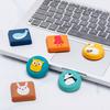 Cartoon Animal Door Stopper for Wall Self Adhesive Door Knob Stopper Wall Protector Quiet Shock Absorbent Round Square Door Handle Bumper Guard
